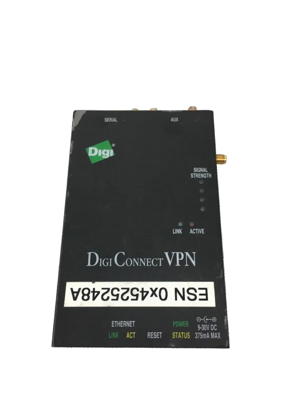 Digi Connect VPN  CDMA S-1XRTT  50000894-04 H With out AC Adapter!