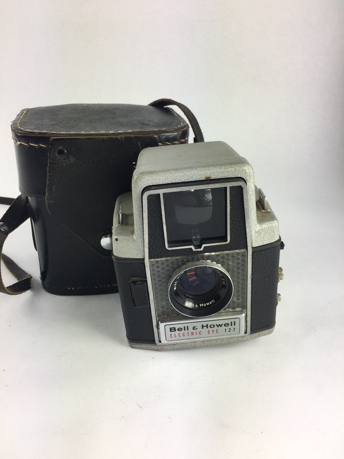 Vintage Bell & Howell Electric Eye 127 Camera w/ Leather Case