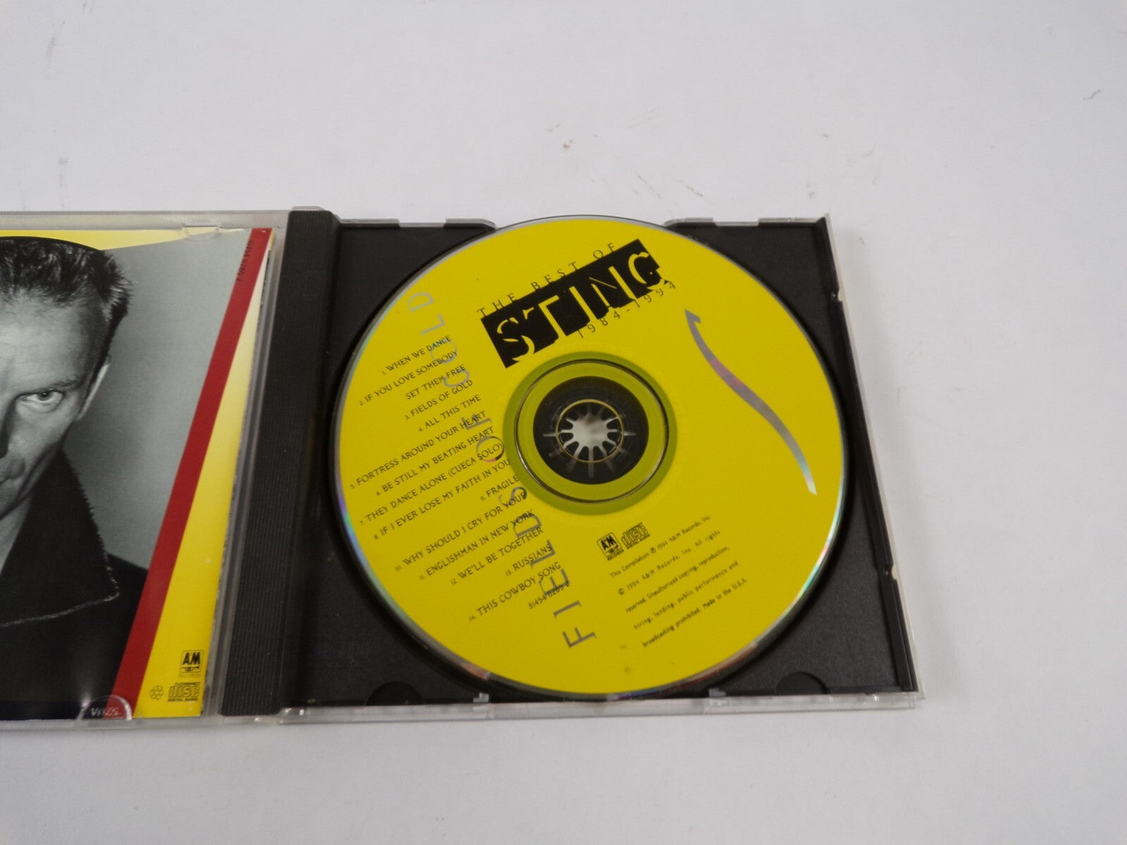 The Best Of Sting Fields Of Gold When We Dance Fields Of Gold Fragile CD#47