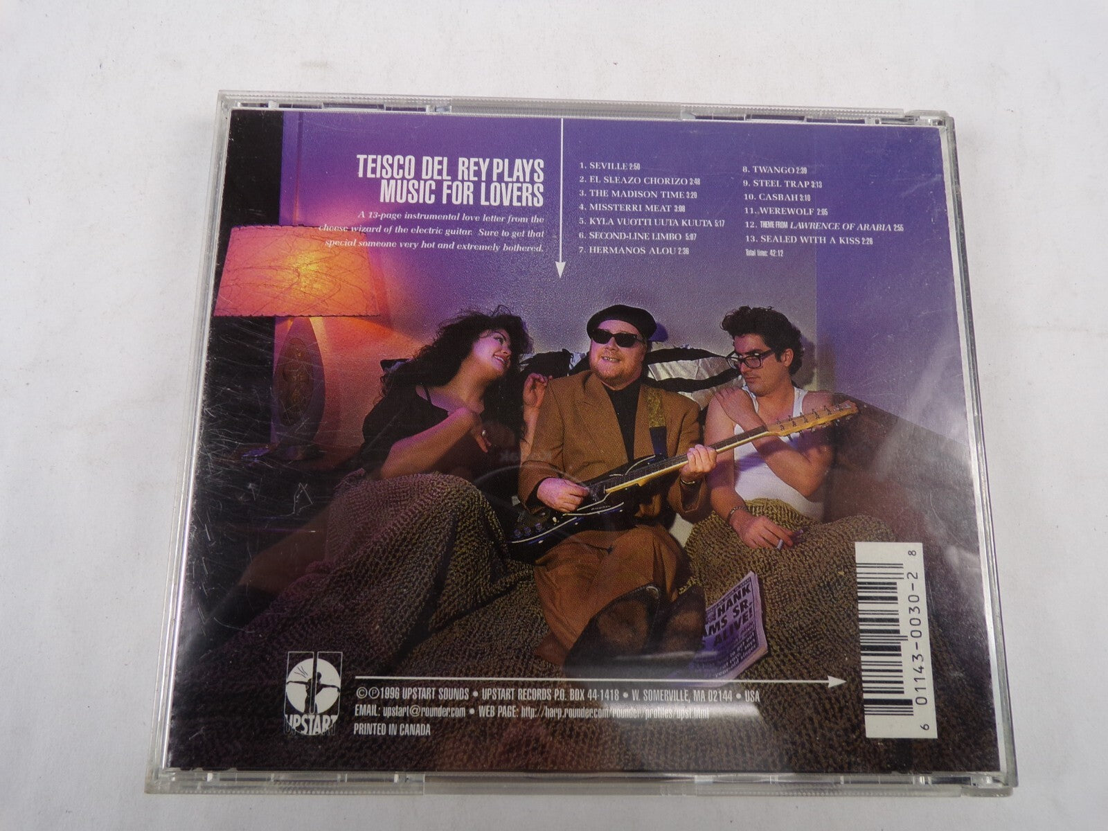 Teisco Del Rey Plays Music For Lovers Seville Twango Casbah Werewolf CD#56