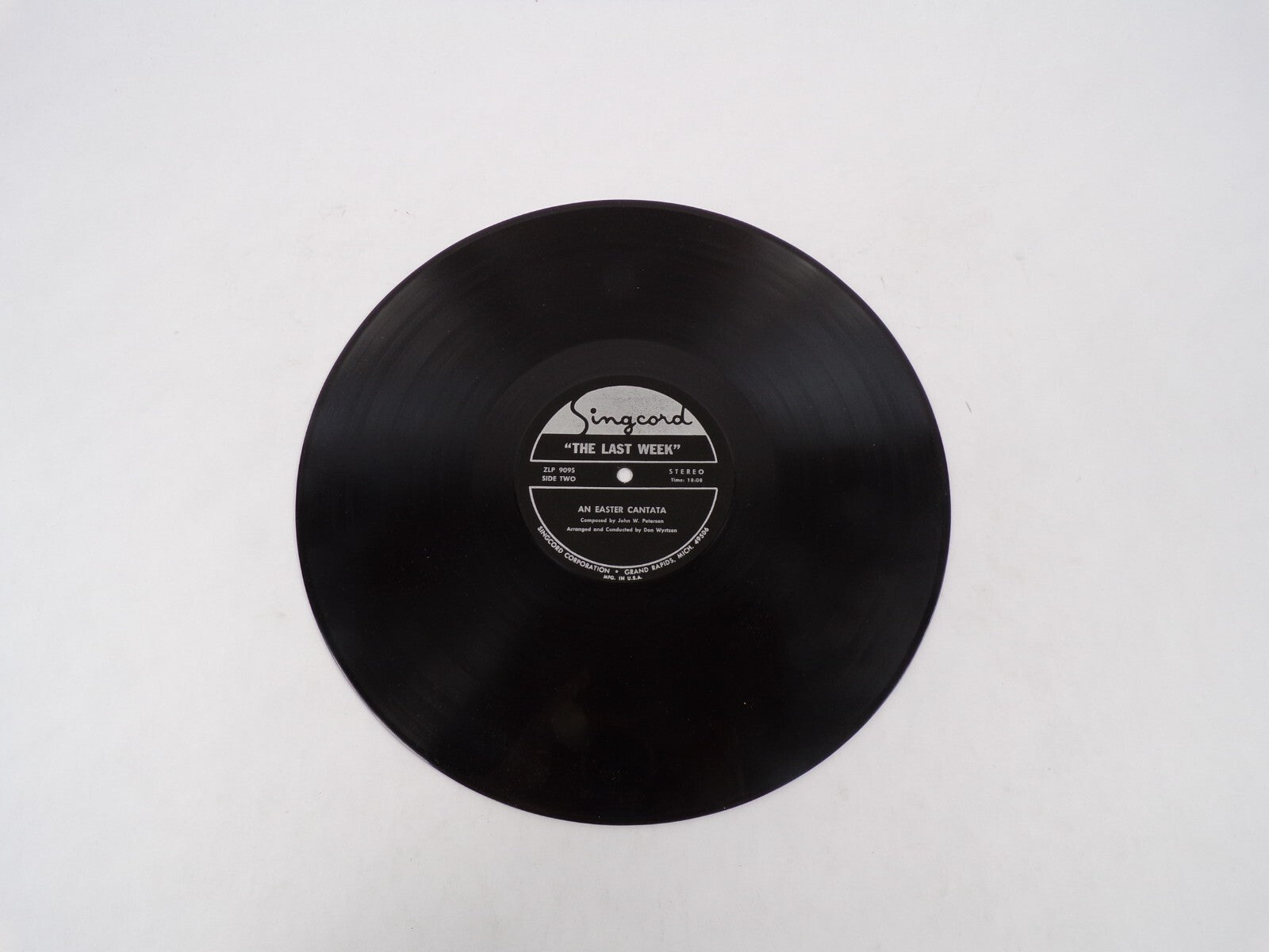 The Last Week An Easter Cantata Vinyl Record