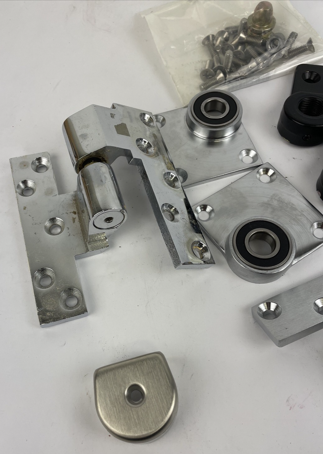 Lot of IVES PIVOT SET 7226 US26D Heavy Duty Hinge Parts - LOOK