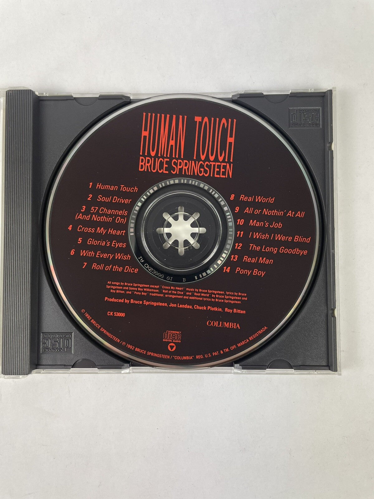 Bruce Springsteen - Human Touch CD (1992)     #8 