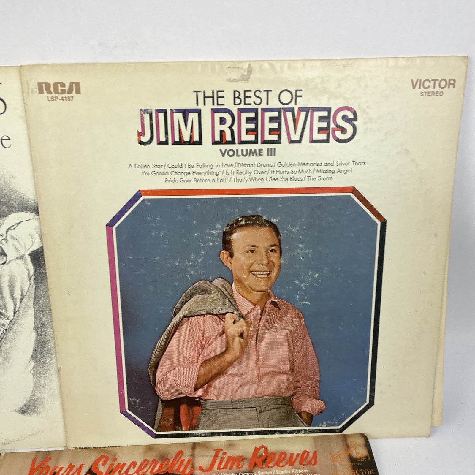 JIM REEVES VINYL Record LP’S LOT OF 5 RCA VICTOR LABEL