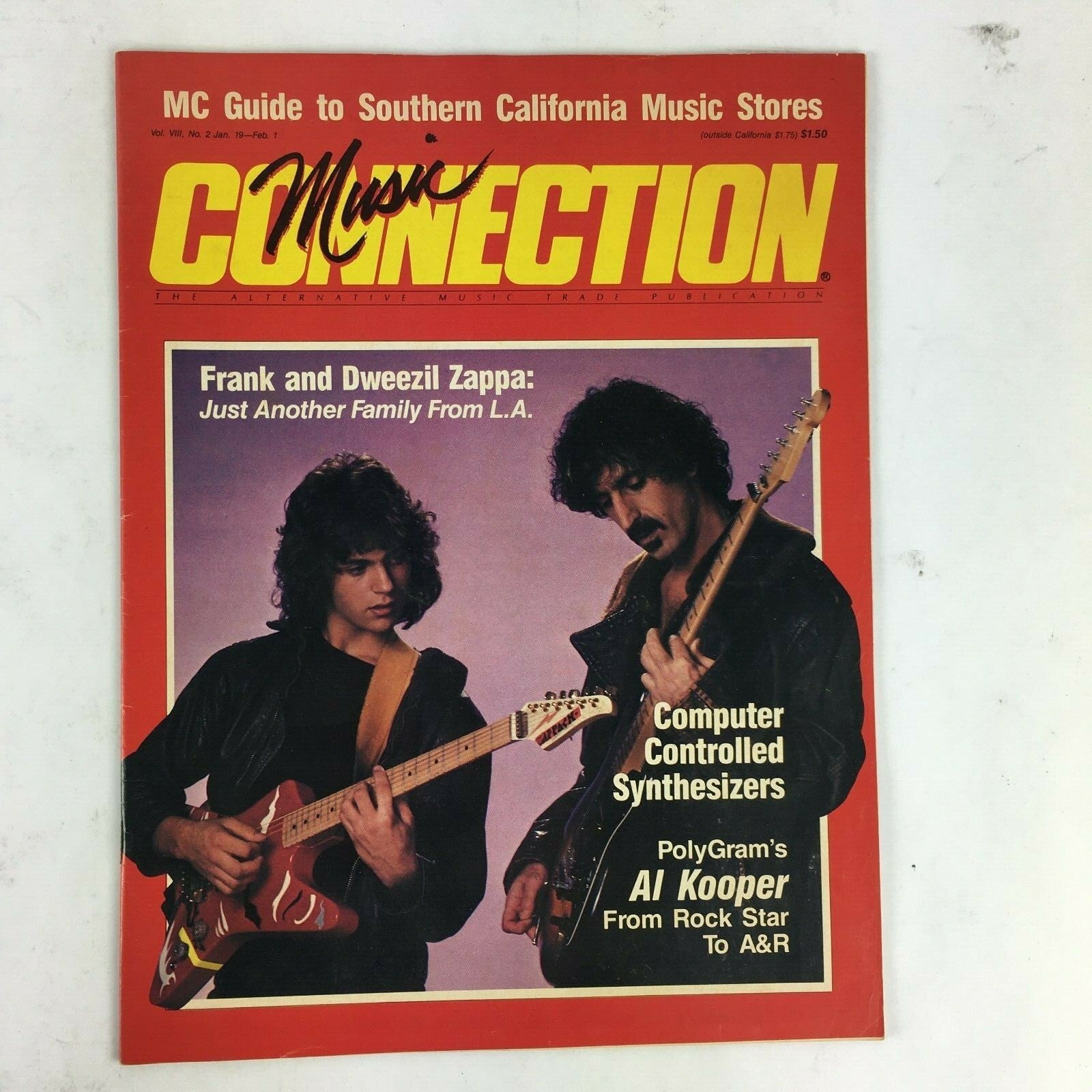 Music Connection Magazine Computer Controlled Synthesizers PolyGram's Al Kooper
