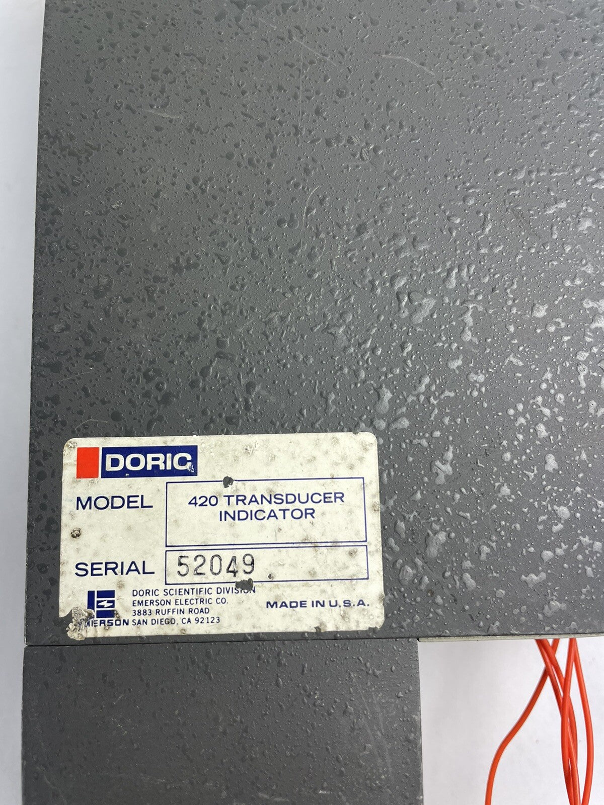 Doric 420 Transducer Indicator