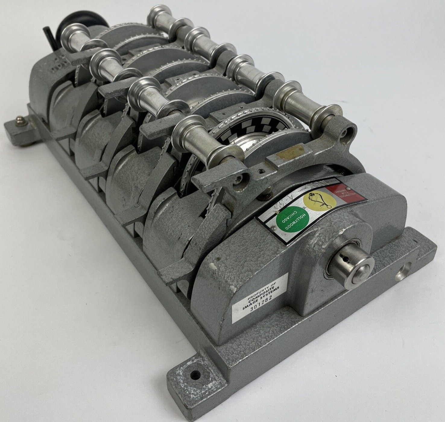 Hollywood Film Co. Universal 35mm 4 Gang Editing Synchronizer Vintage Model 35-4