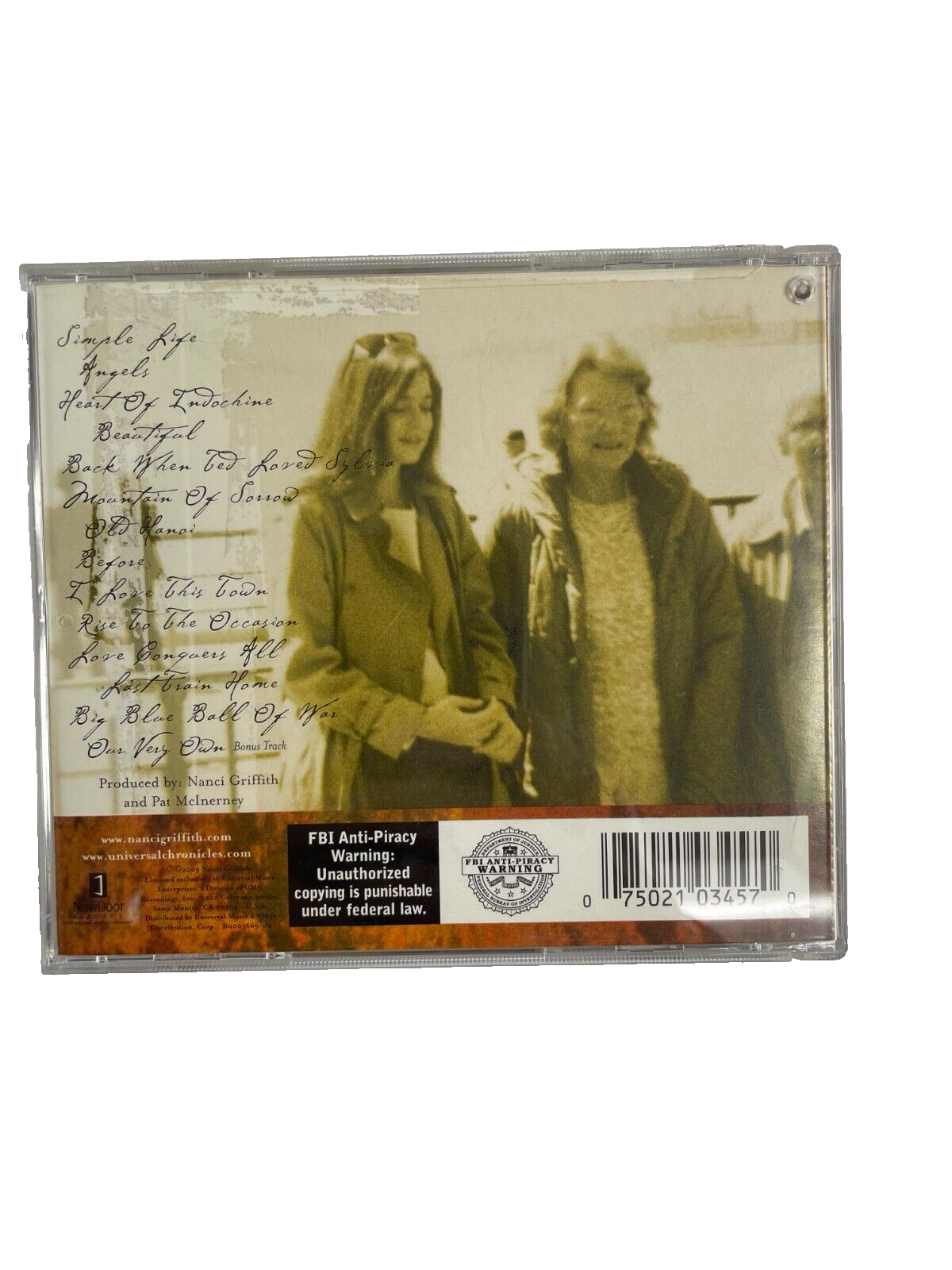 Nanci Griffith Hearts In Mind I Love This Town Angels Rise To The Occasion #F-G