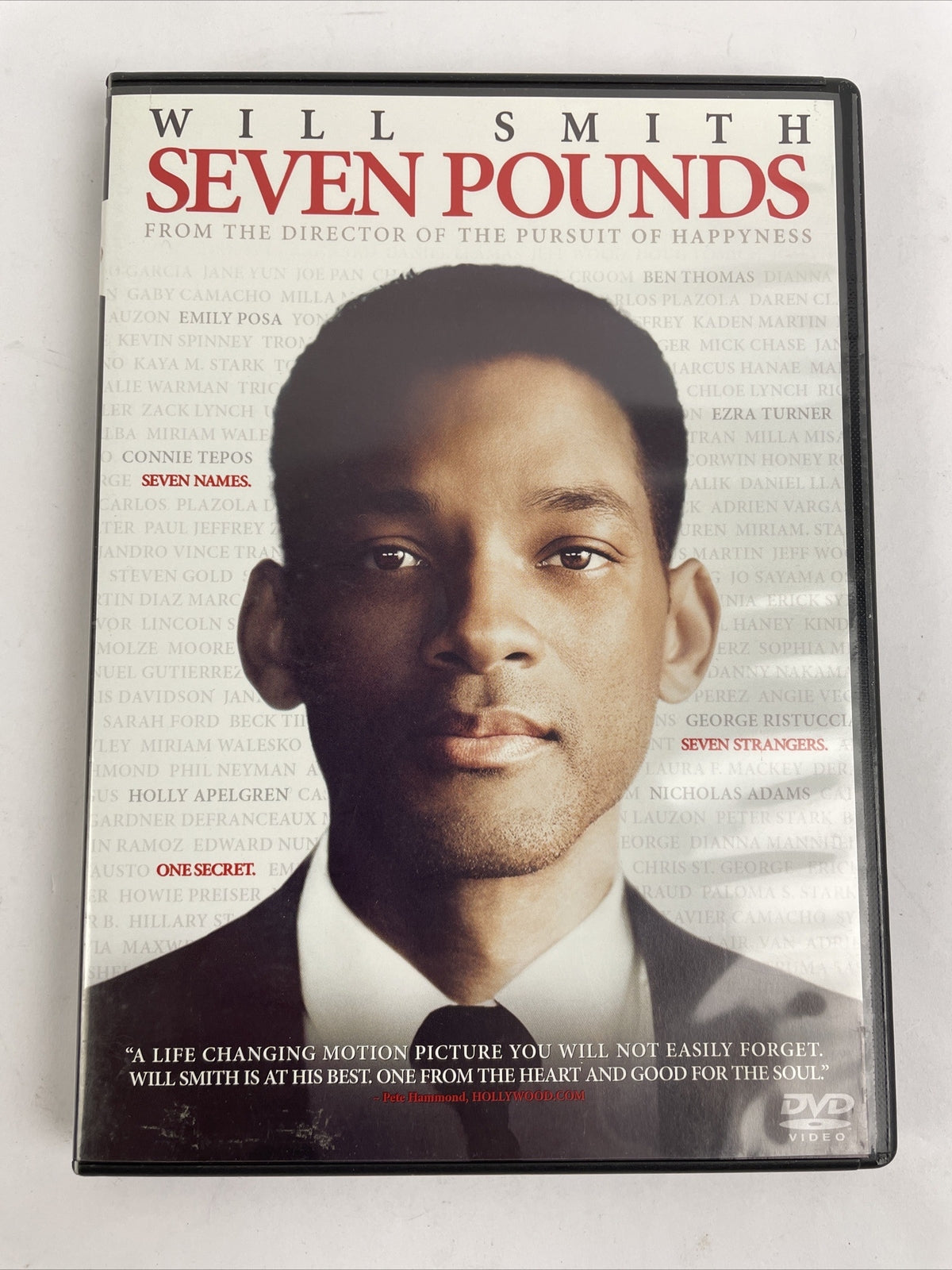 Seven Pounds ( DVD Video ) Will Smith Woody Harrison Special Features MINT DISC