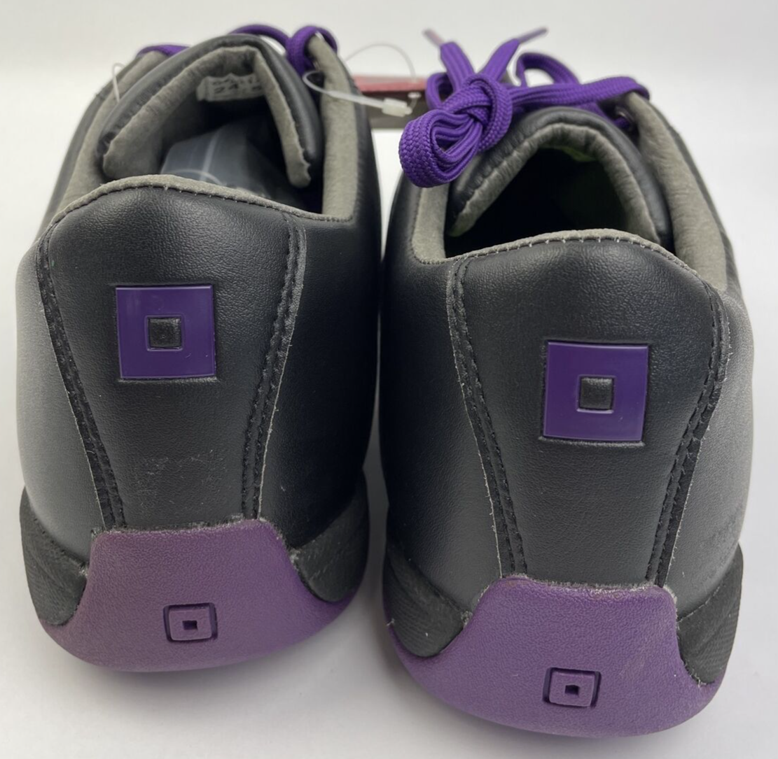 ONOFF Hard Spike Golf Shoes OS7114 black purple size 24.5 US 8 rare golf footwear