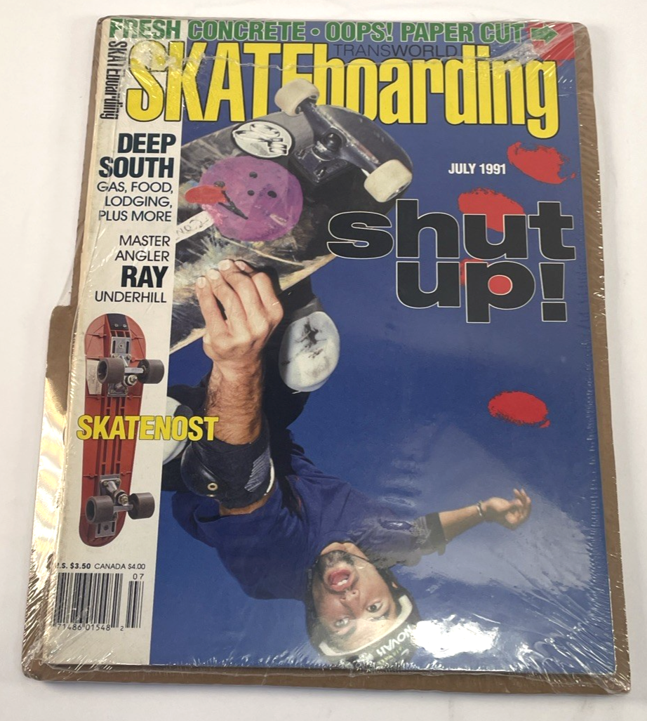 TRANSWORLD SKATEBOARDING MAGAZINE July 1991 Mike Youssefpour Phillips Deep South
