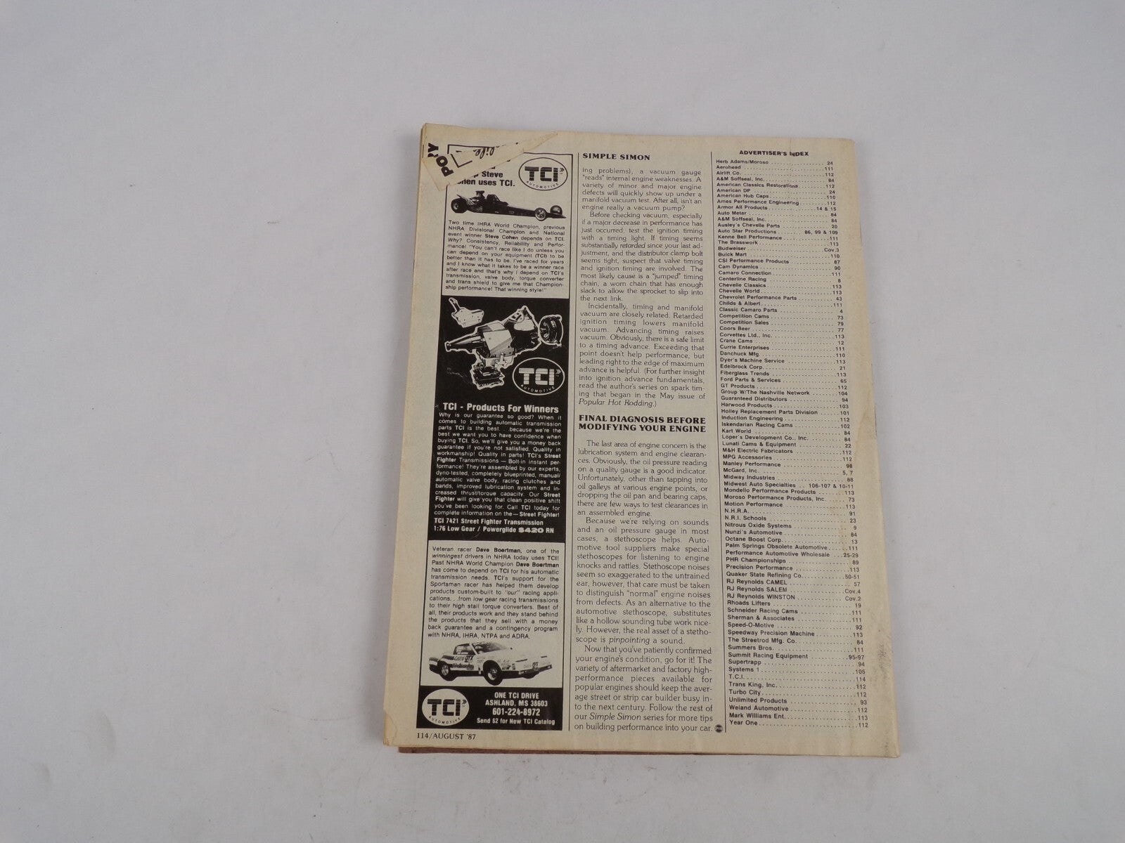 May 1987 Car Craft Wheel And Tire Roundup Real Street Eliminator 3 Bolt-On 100HP