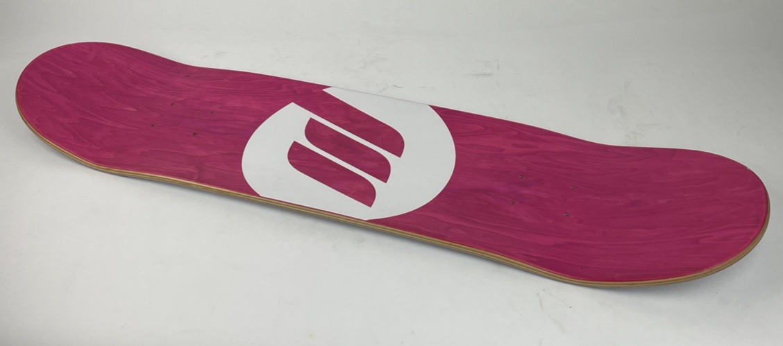 PREMIUM Skateboards 8" x 32" Skateboard Deck w Foil Prism Graphic Blemish Pink