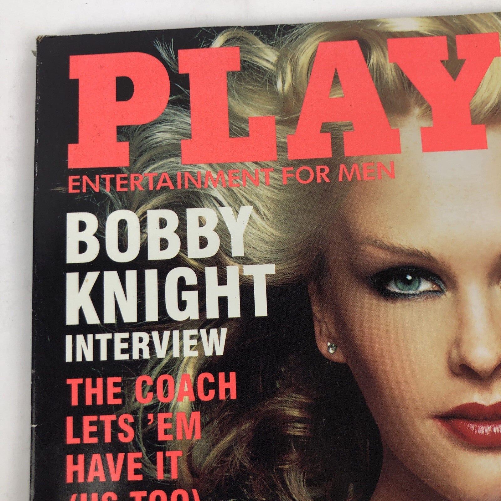 Playboy magazine March 2001 vintage issue collectible Bobby Knight interview edition cover