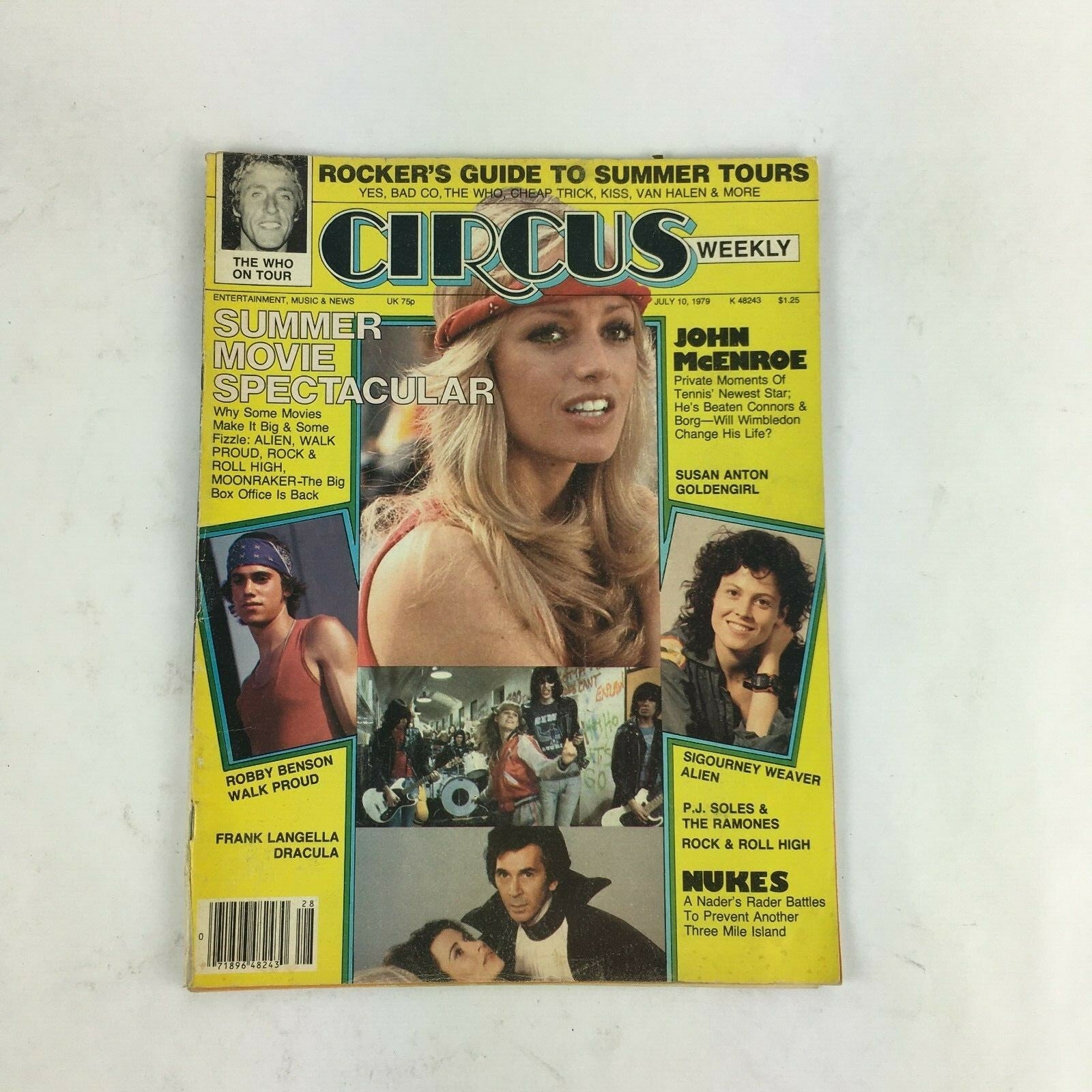 July 10,1979 Circus Magazine Summer Movie Spectacular John McEnroe Nukes