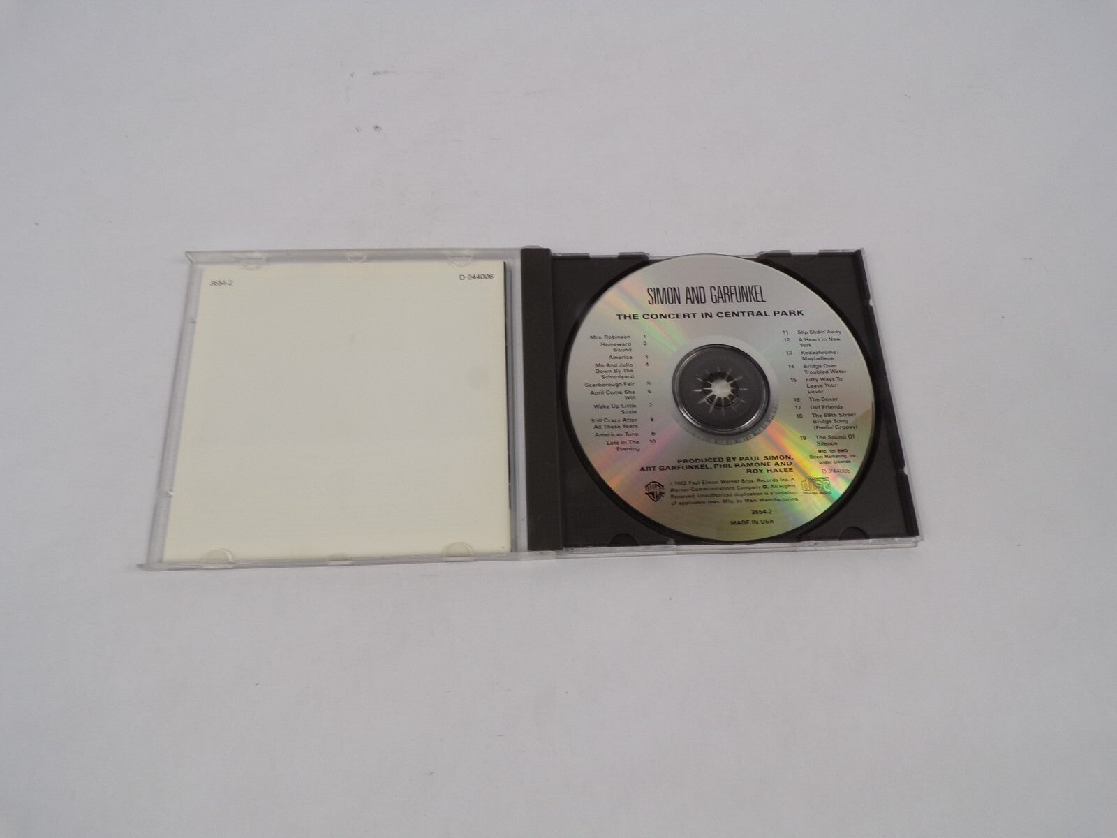 Simon And Garfunkel The Concert In Central Park Homeward Bound America CD#67