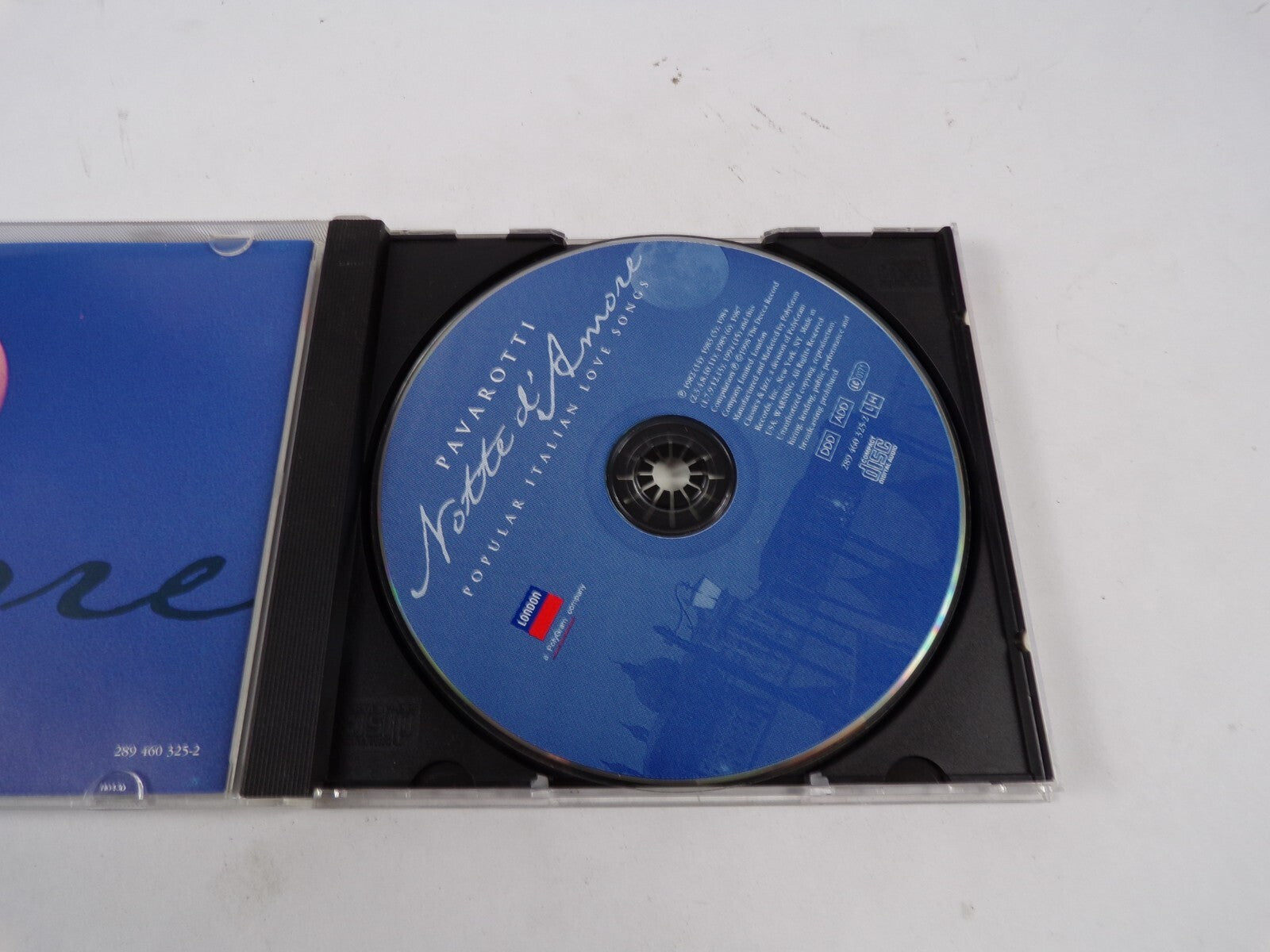 Pavarotti Notte D'amore POpular Italian Love Songs London Non It Seondor CD#39