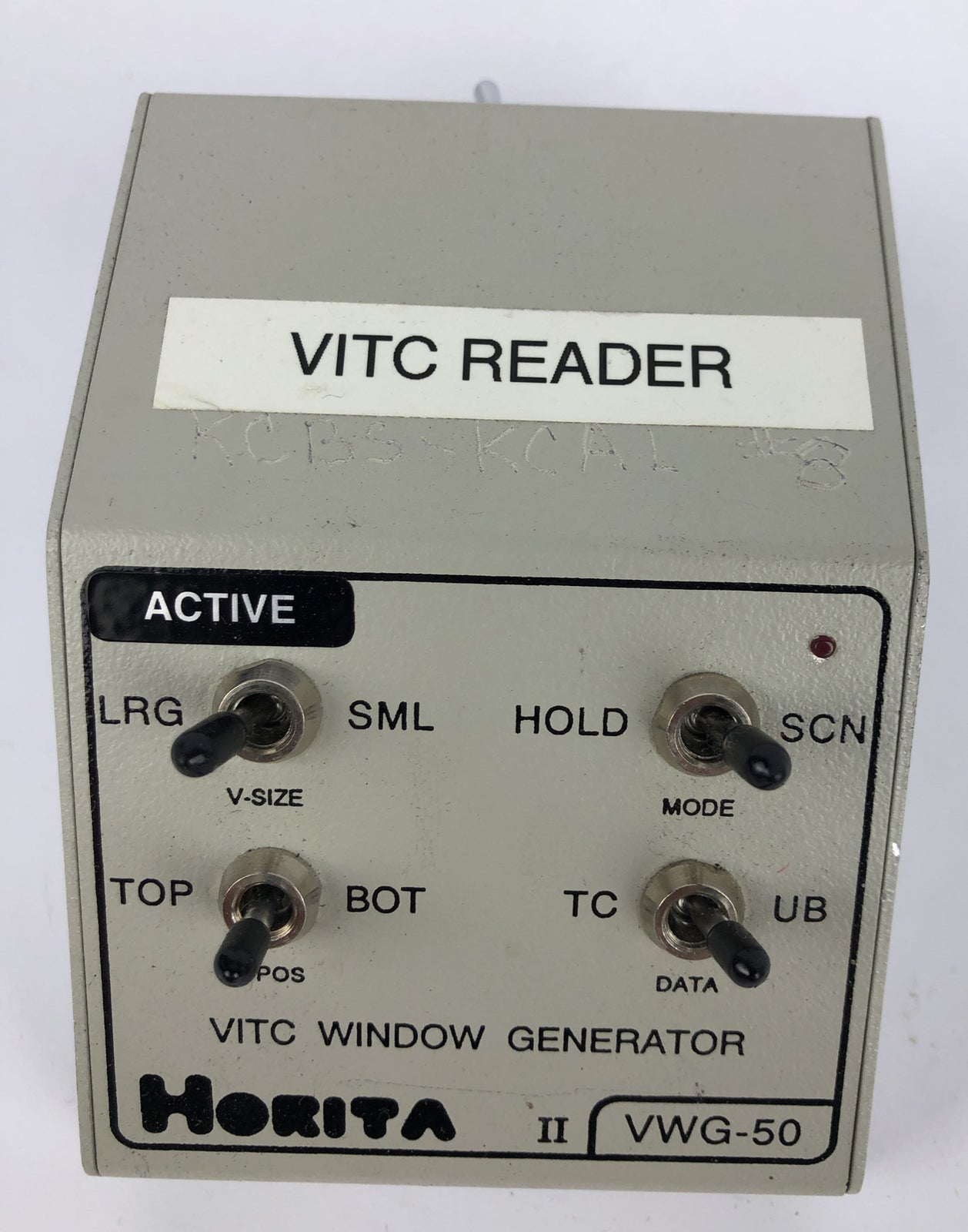 Horita VITC Window Generator VWG-50 WORKING No Power Adapter