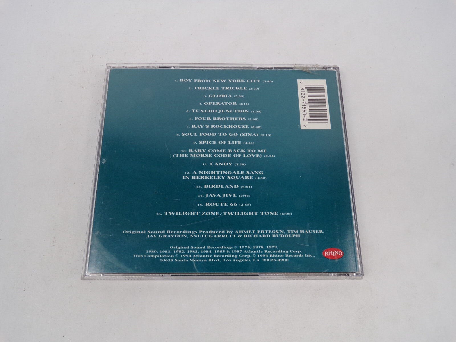 The Manhattan Transfer  Boy From New York City Trickle Trickle Glorida CD#63