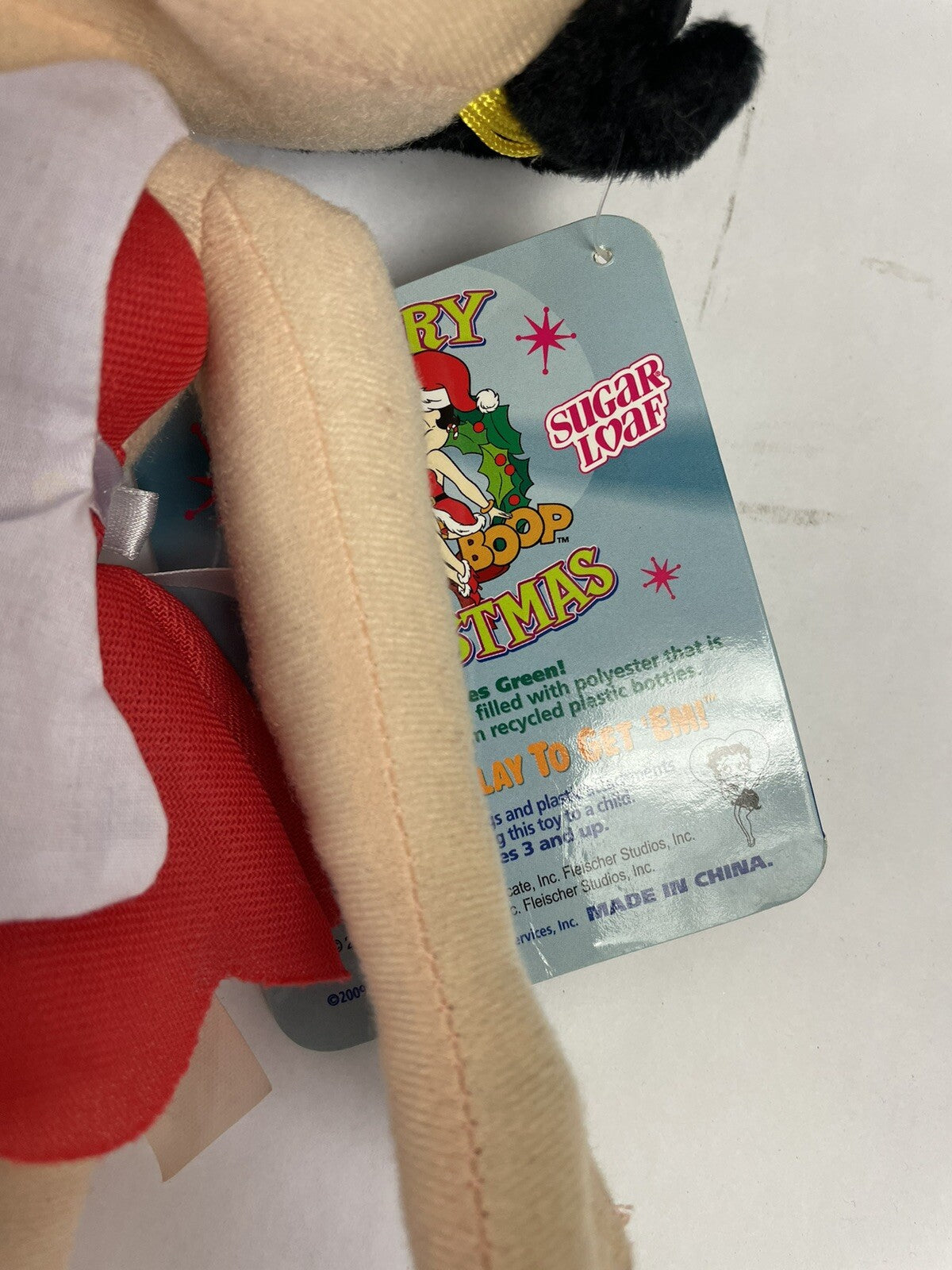 Betty Boop 16" Plush Ginger bread baker Betty  Merry Messages Christmas 2009 NWT