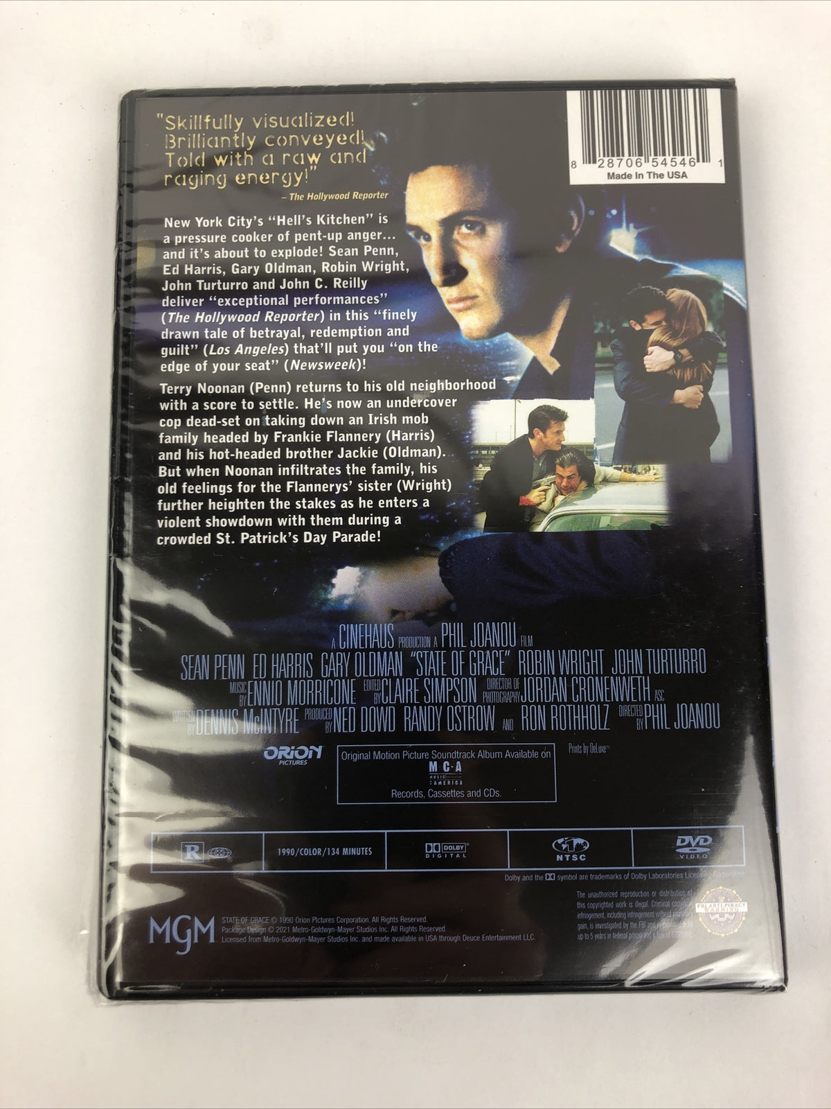 STATE OF GRACE - SEAN PENN Ed Harris Gary Oldman - (DVD Video) Irish Mob Movie