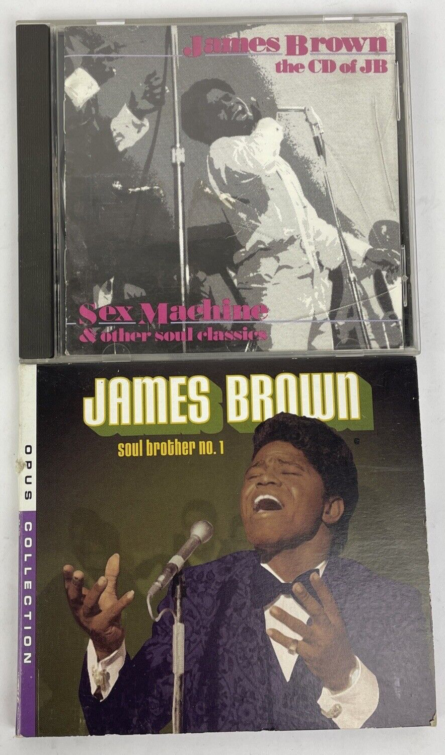Lot of 2 x James Brown "The CD of JB" + Soul Brother Vol. 1 Digital Audio CD #1