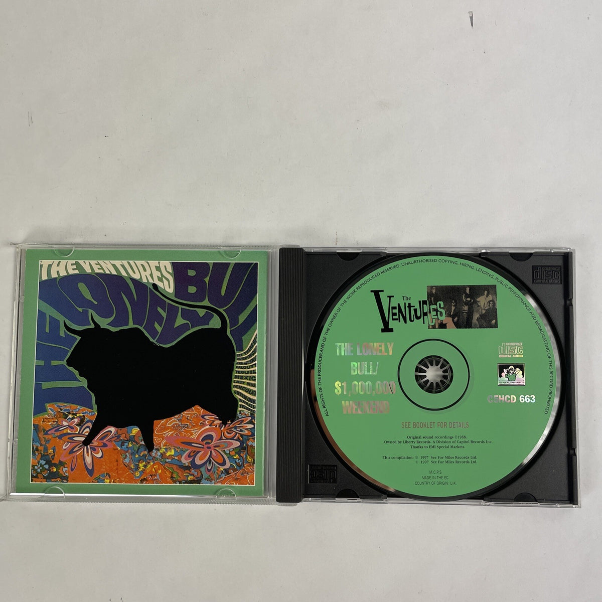The Ventures "The Lonely Bull/$1,000,000 Weekend" CD   #20
