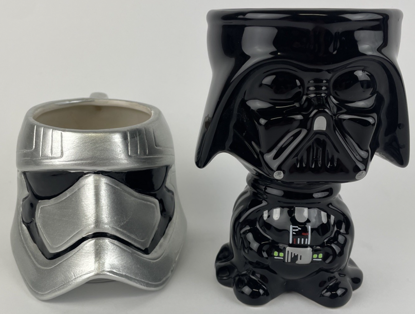 2 x Darth Vader Full Body / Storm Trooper - Coffee Mugs  Come to the Dark Side !