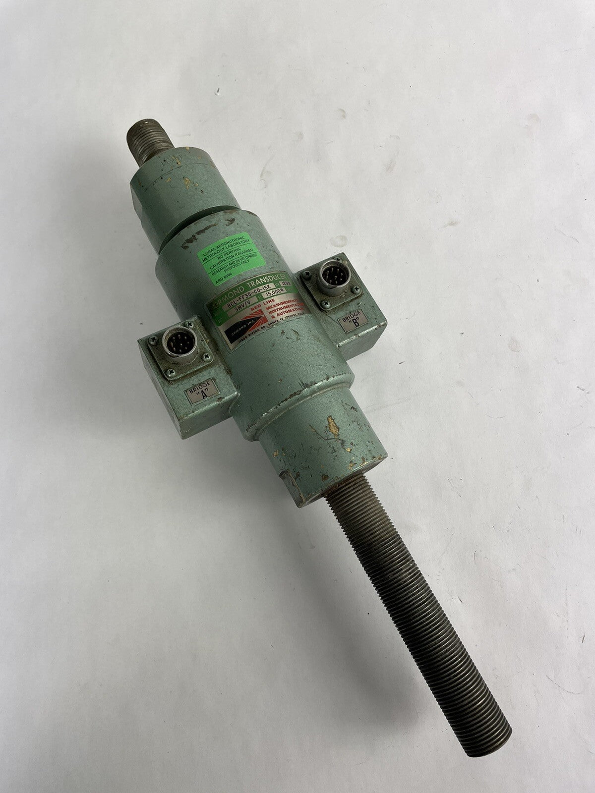 Ormond RCL-FF35-CD-15K Load Cell Transducer 100lb 3mv/v - 30 Day Wty
