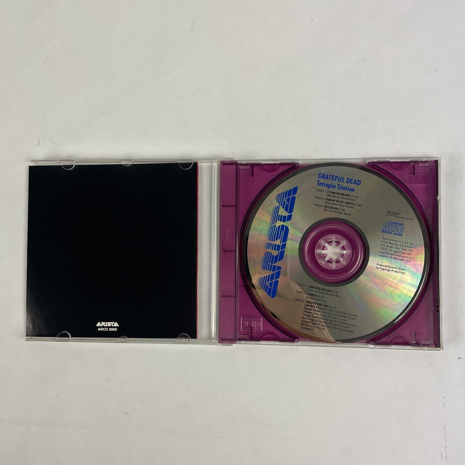 The Grateful Dead - Terrapin Station CD 1990 EARLY PRESS ARCD 8065  #17 