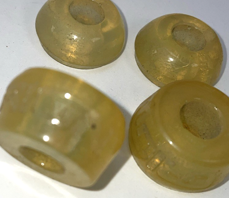 Vintage Skateboard Parts OEM OG Orion Trucks Bushing Medium Clear 90a * USA *