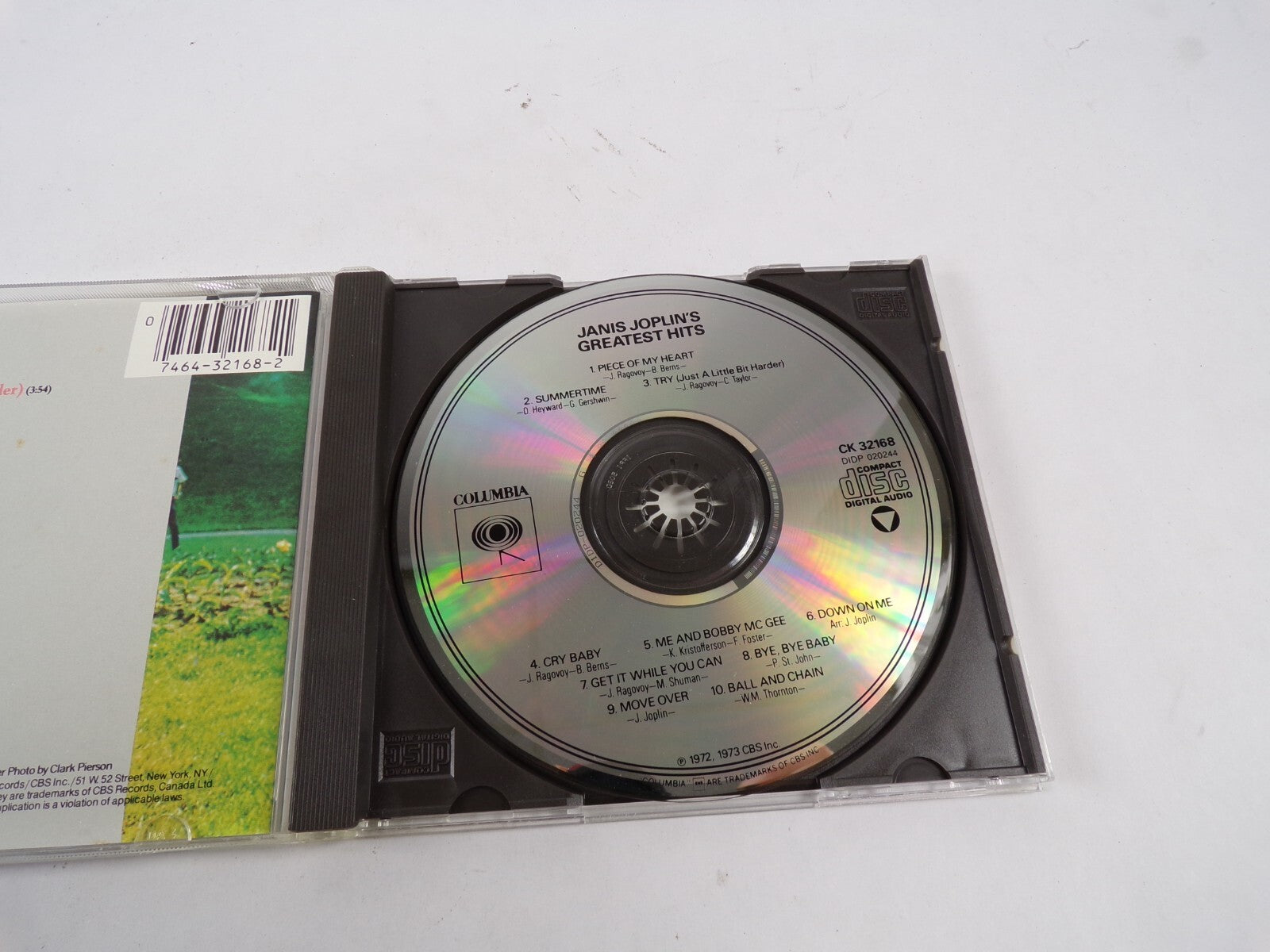 Janis Joplins Greatest Hits Summer Time Ball And Chain Cry Baby You Can CD#48