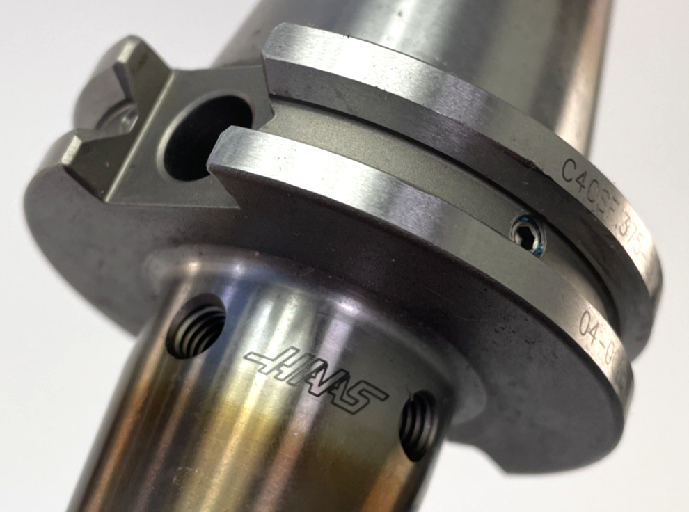 HAAS C40SF .375 x 3.15 BCD Shrink Fit Holder 04-0045 CAT40 10mm w 3 Flute Bit PS