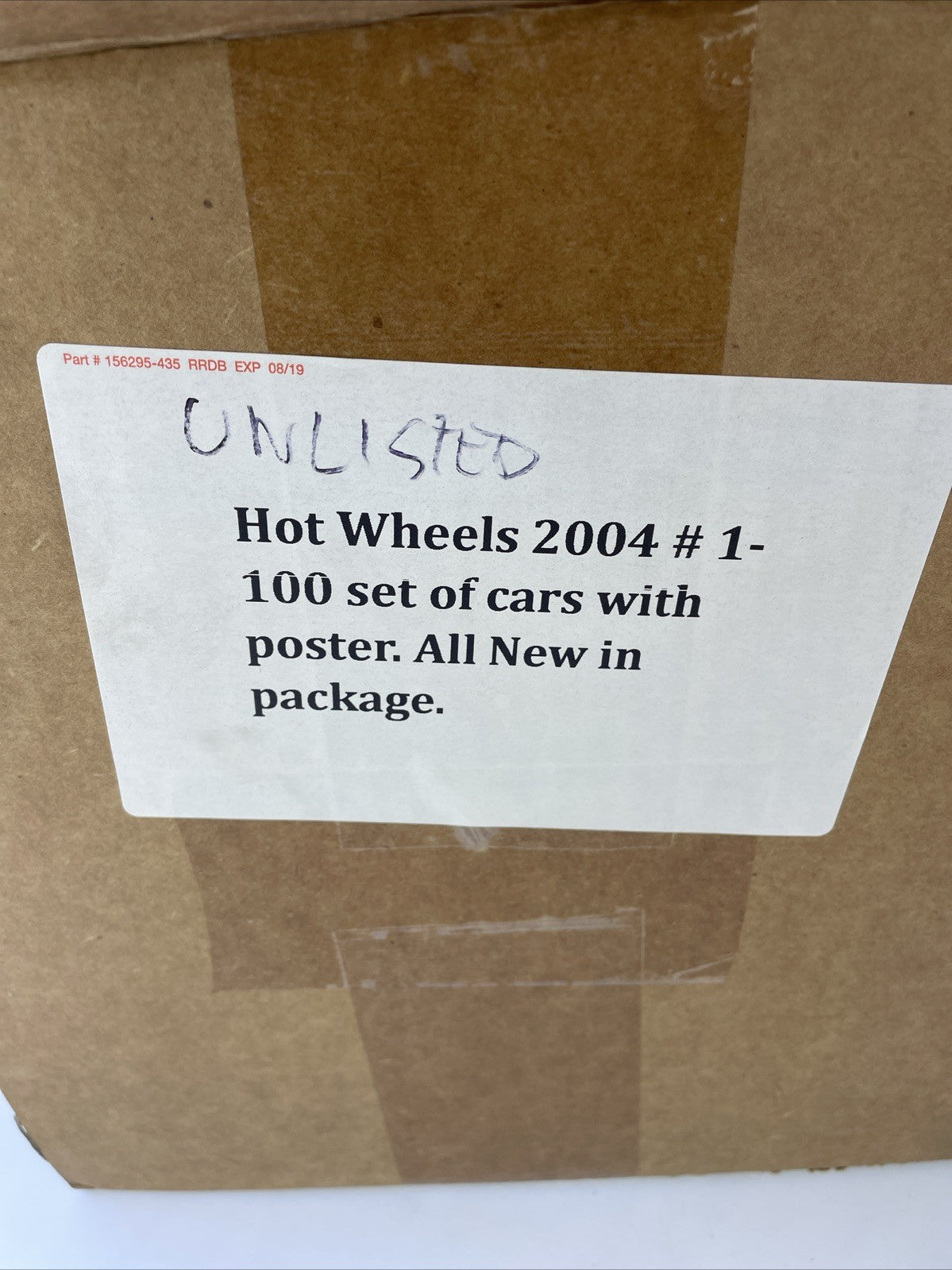 2004 Mattel Hot Wheels First Edition Complete Set (`1-100) With Huge Poster NIB