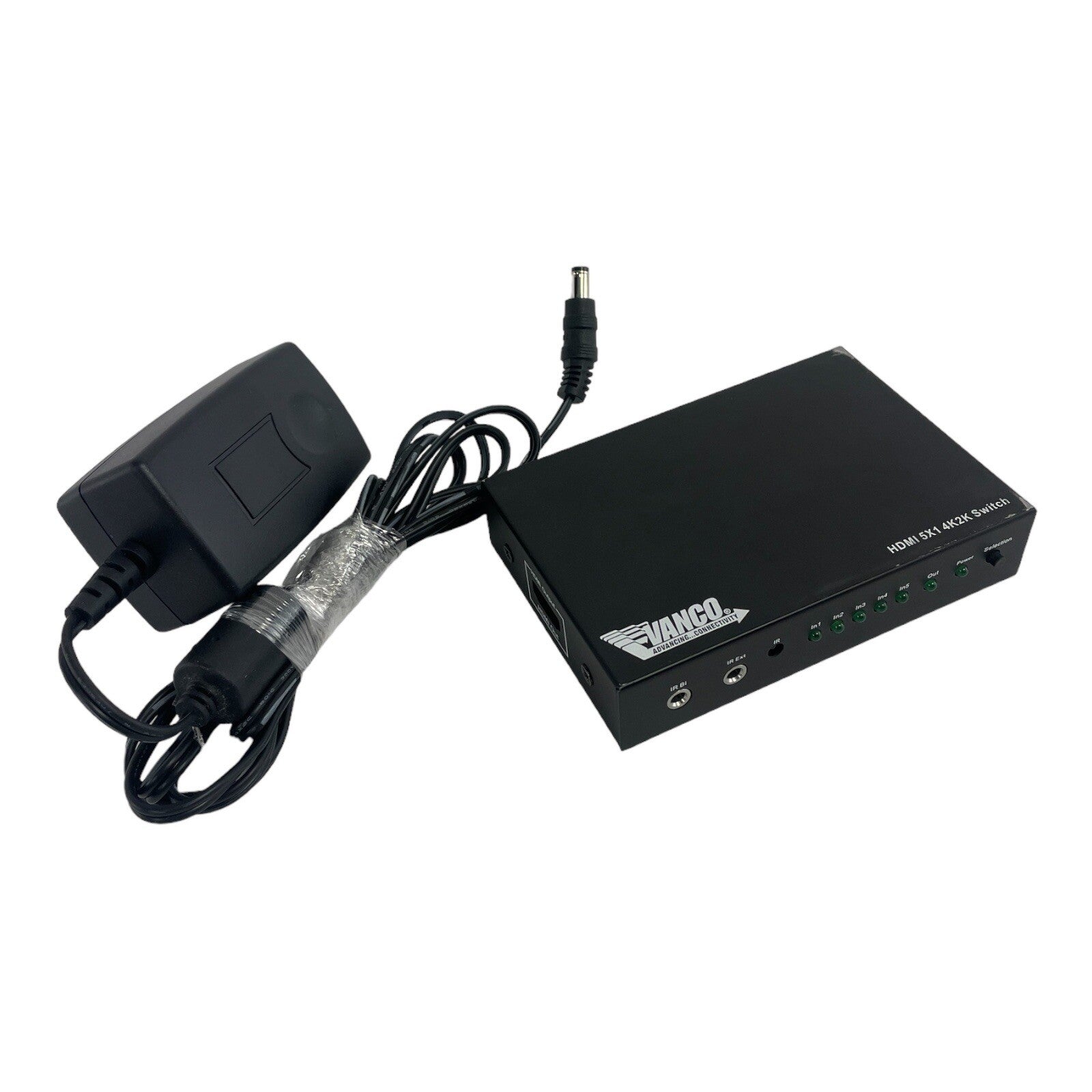 Vanco 280710 5-Port HDMI Switch 5x1 Switcher Selector 4K 1080P