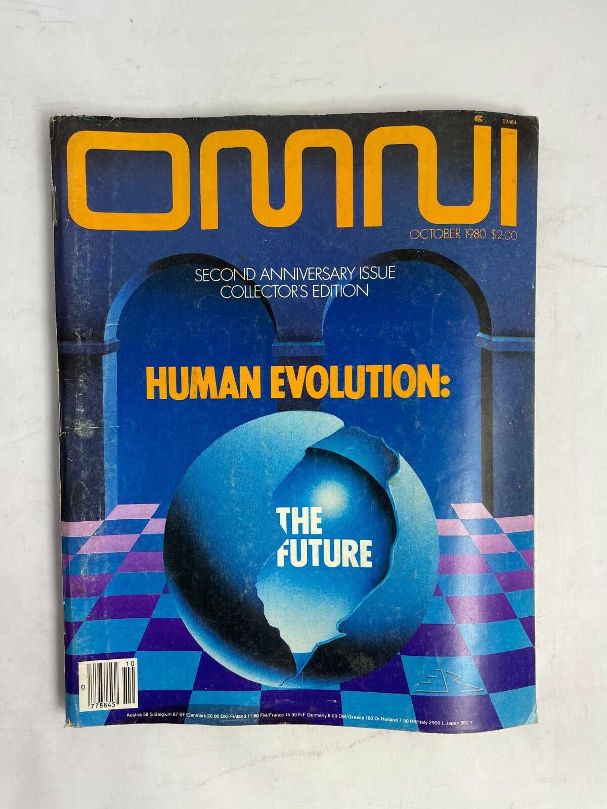 October 1980 Omni Magazine Second Anniversary Issue Human Evolution The Future