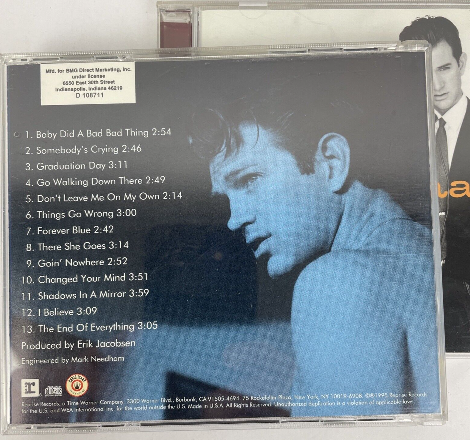 Chris IsaaK - Speak of the Devil 1998 Reprise Records + Forever Blue - Music CD