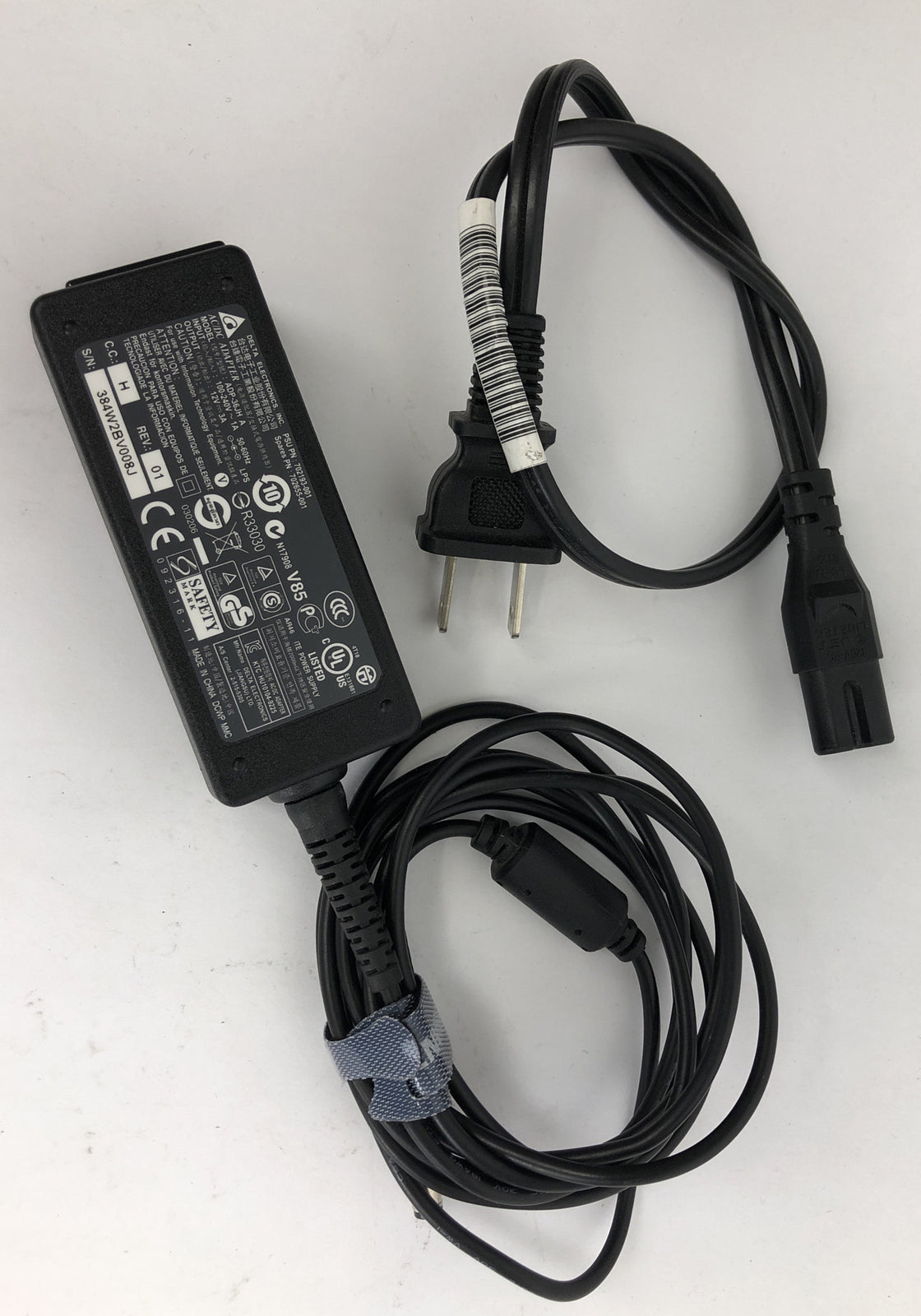 OEM Delta AC/DC Power Supply Adapter with Power Cord  ADP-36JH B 12V 3A 36W  A18