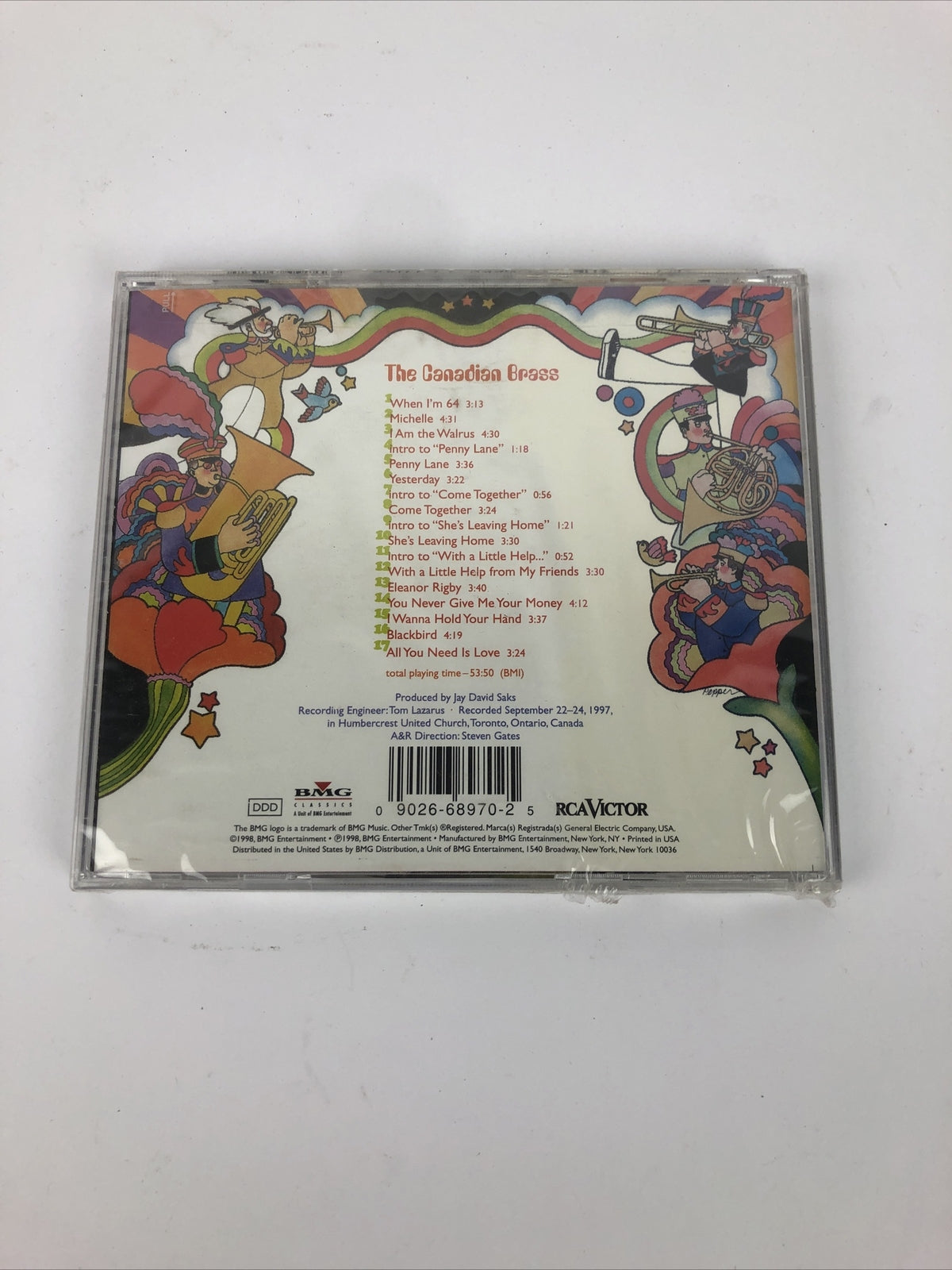 The Canadian Brass -  All You Need Is Love - The Beatles Covers Music CD - New