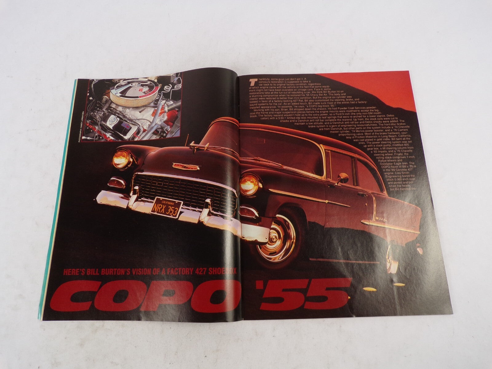 December 1992 Chevy High Performance Bad '55s Hot 100 Parts Guide Shoebox Legend