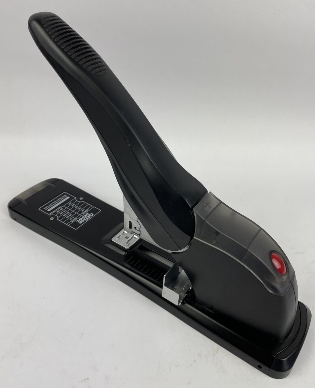 Heavy Duty Office Depot 150 Sheet Desktop Stapler Black Metal 1/4"-3/4" Staples