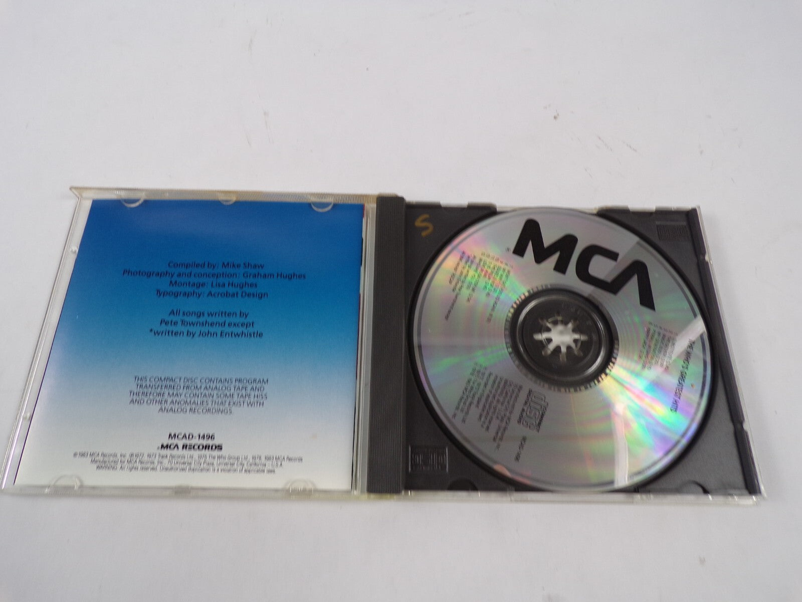 Who's Greatest Hits Substitute The Seeker Magic Bus Happy Jack The Relay CD#61