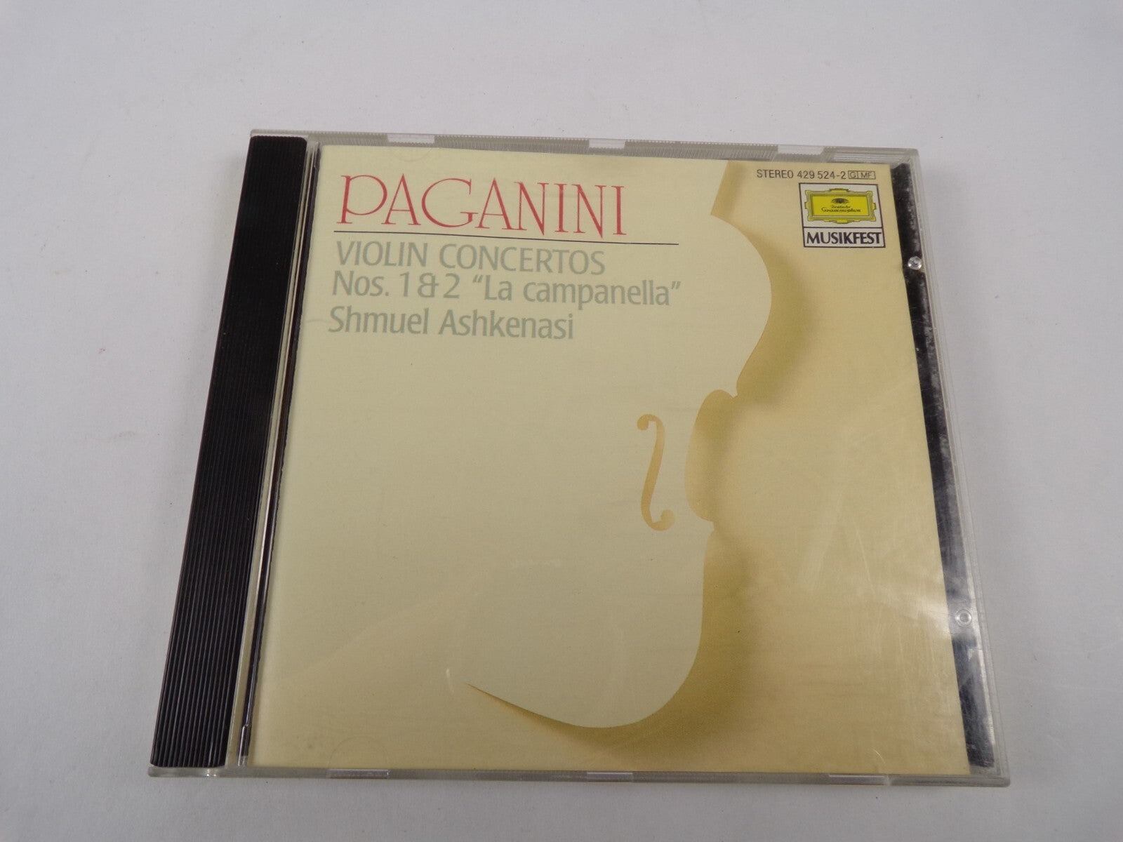 Paganini Violin Concertos Nos. 1 & 2 La Campanella Shmuel Ashkenasi CD#35