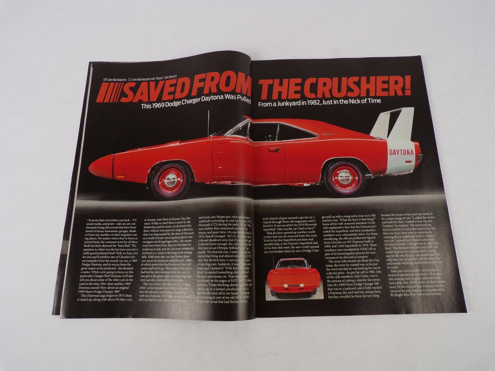 June 2018 Hot Rod Magazine Saved! From The Crusher This Dodge Daytona Is Now A L