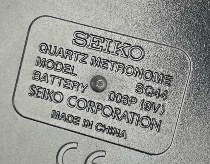 Vintage Seiko Quartz Metronome Model SQ44  Tested & Working