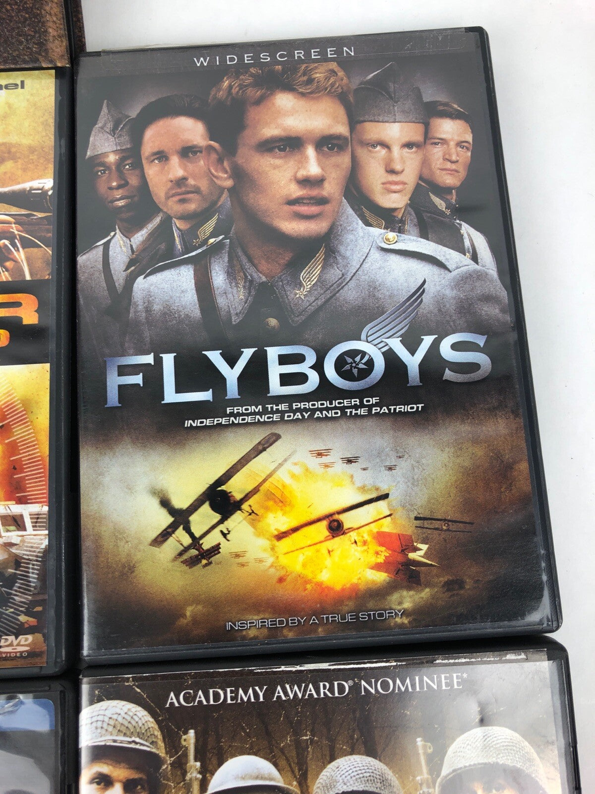 7 x War movie DVD lot Brother Fly Boys Pearl Harbor AnnapolisSniper Reload VGC