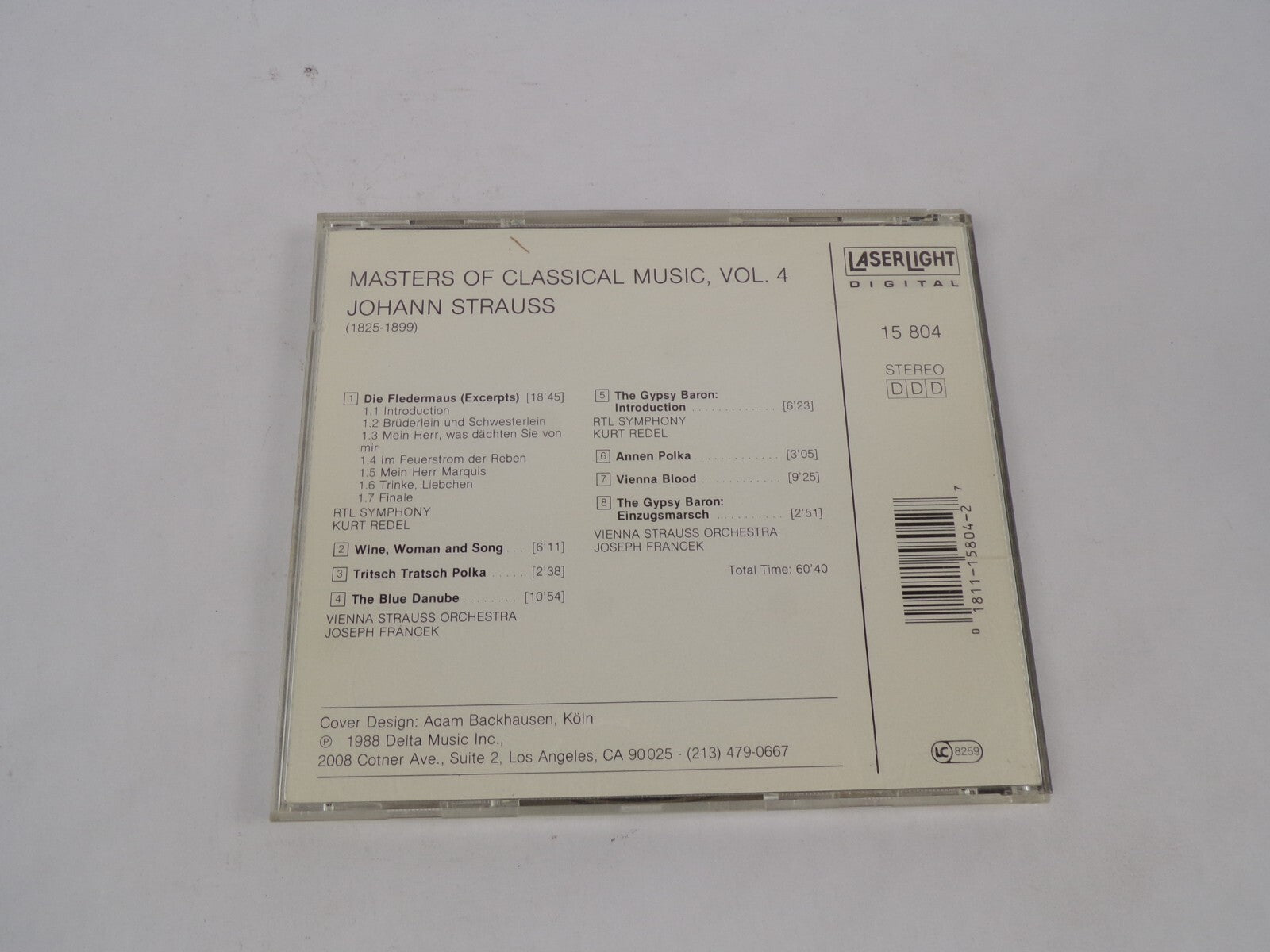 Strauss Bruderiein Und Schwesterian  Wine Woman And Song Trisch Tratsch CD#67