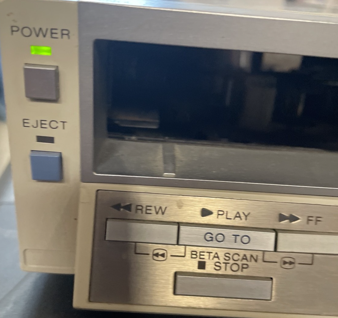 OEM Sony Betamax SLO 420 Industrial Videocassette Recorder  - UNTESTED FOR PARTS