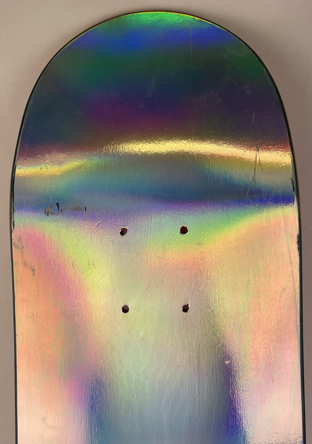 PREMIUM Skateboards 8" x 32" Skateboard Deck w Foil Prism Graphic Blemish Pink