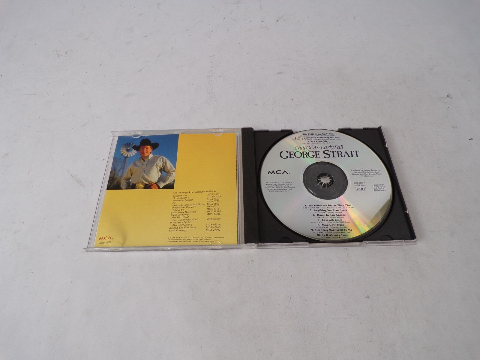 George Strait Chill Of An Early Fall I've Convinced Everybody But Me If I CD#62